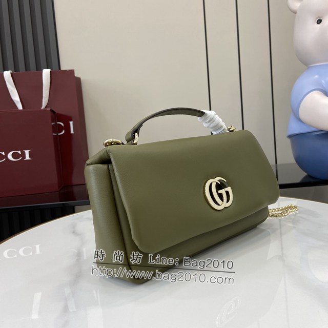 Gucci專櫃古馳最新款Milano系列小號手提包鏈條女包 jh2375型號：806016